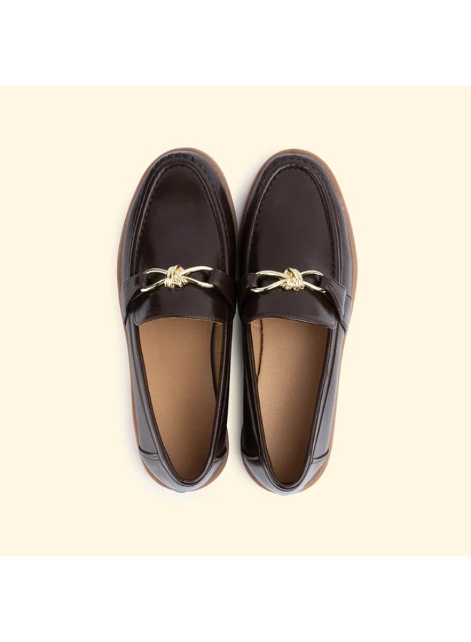 BOU Glazed Espresso Loafers - Image 2